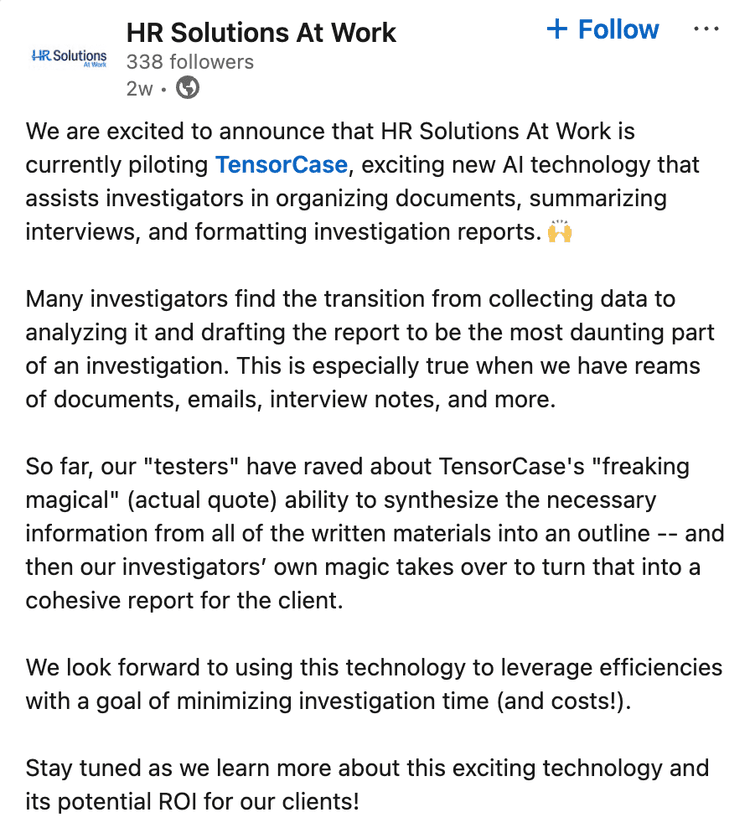 LinkedIn post 2