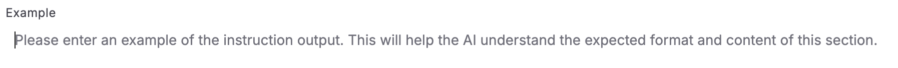 AI Report Example Text