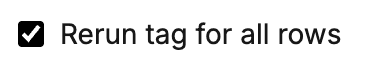 Rerun Tags